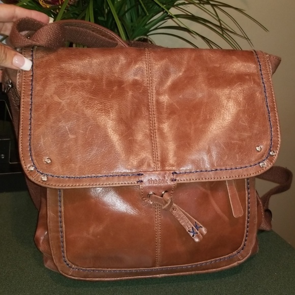 the sak leather backpack